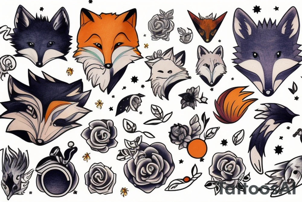 the little prince
fox tattoo idea