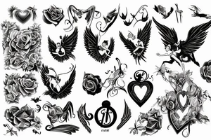 Psyche Revived by Cupid’s kiss tattoo idea