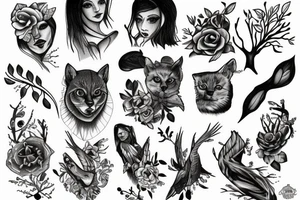 Brooke in the woods tattoo idea