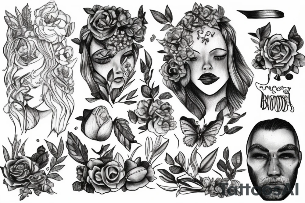 Brooke in the woods tattoo idea