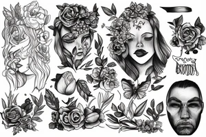 Brooke in the woods tattoo idea