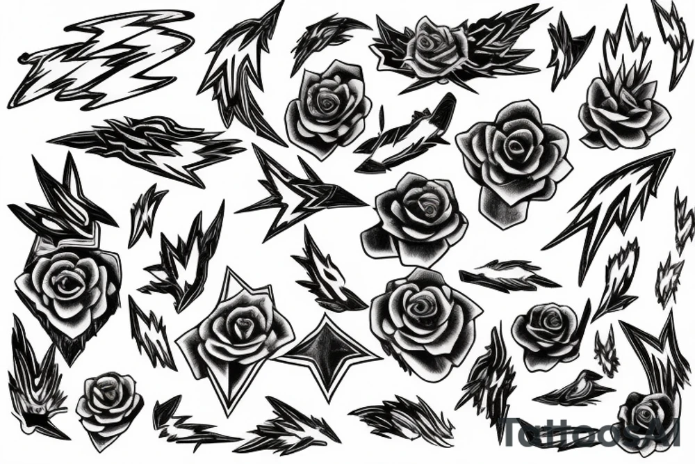 lightning tattoo idea