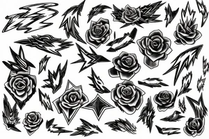 lightning tattoo idea