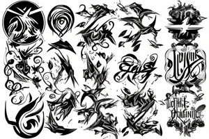 lightning tattoo idea