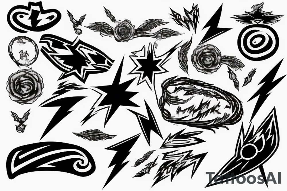 lightning tattoo idea