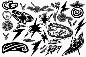 lightning tattoo idea