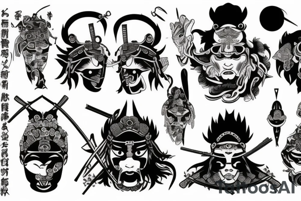 samurai tattoo idea
