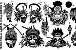 samurai tattoo idea