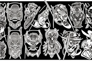 samurai tattoo idea