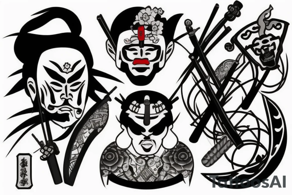 samurai tattoo idea