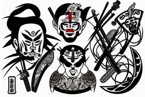 samurai tattoo idea