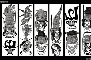 samurai tattoo idea