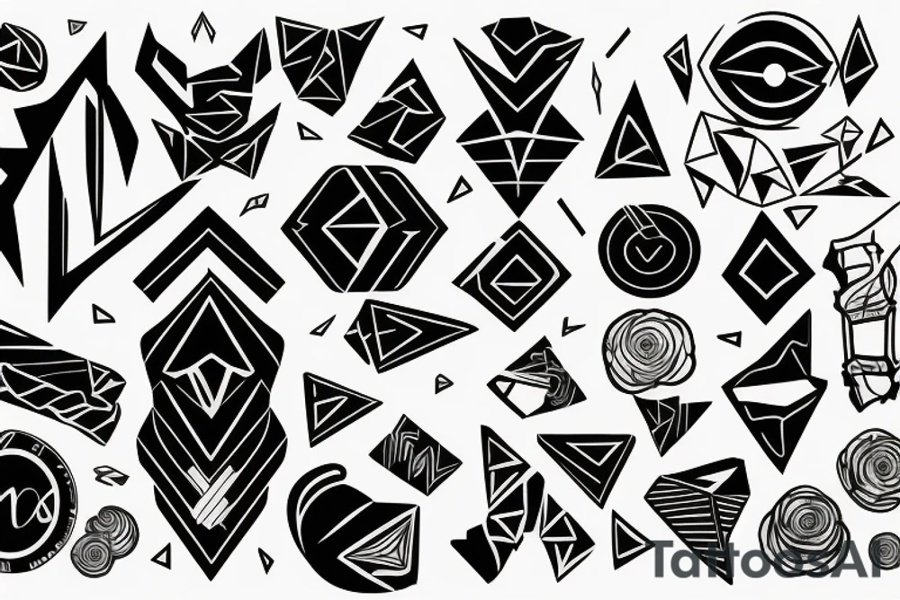 keyframe, motion design and animation tattoo idea