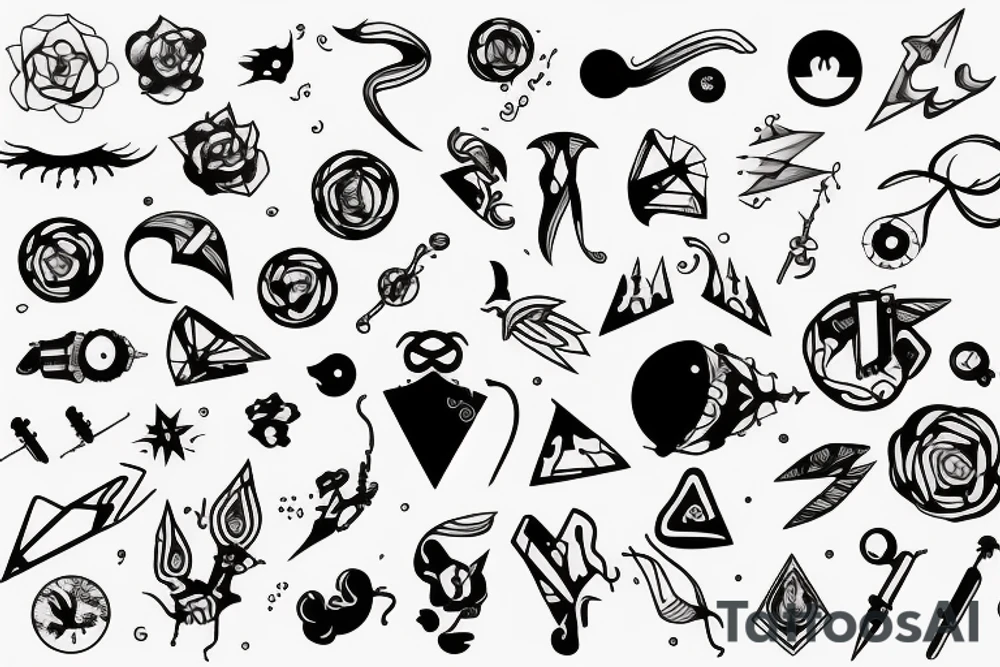 keyframe, motion design and animation tattoo idea