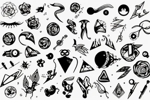 keyframe, motion design and animation tattoo idea