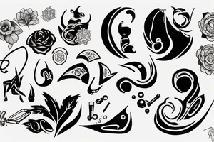 keyframe, motion design and animation tattoo idea