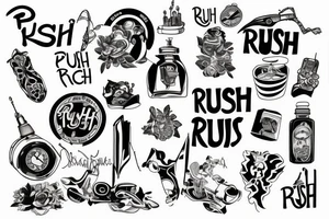 there's no rush tattoo idea
