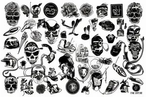 there's no rush tattoo idea