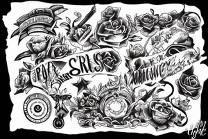 Sacrifice with money tattoo idea