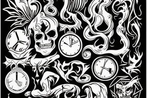 Sacrifice with time tattoo idea
