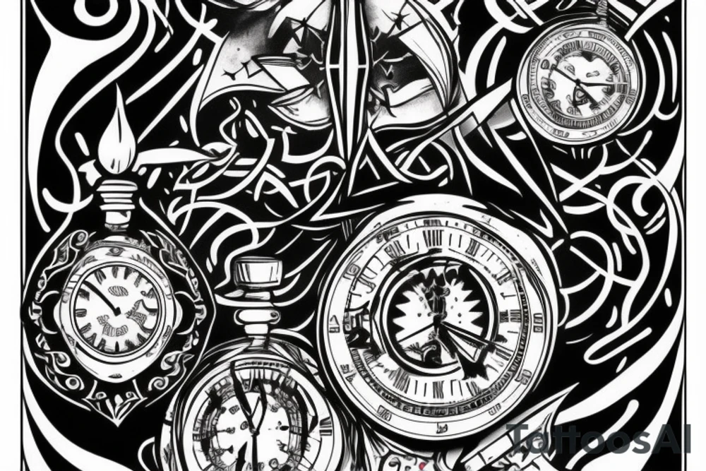 Sacrifice with time tattoo idea