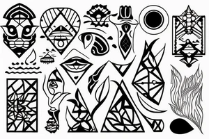 something to remind me of Bali and that I belong to the ocean tattoo idea