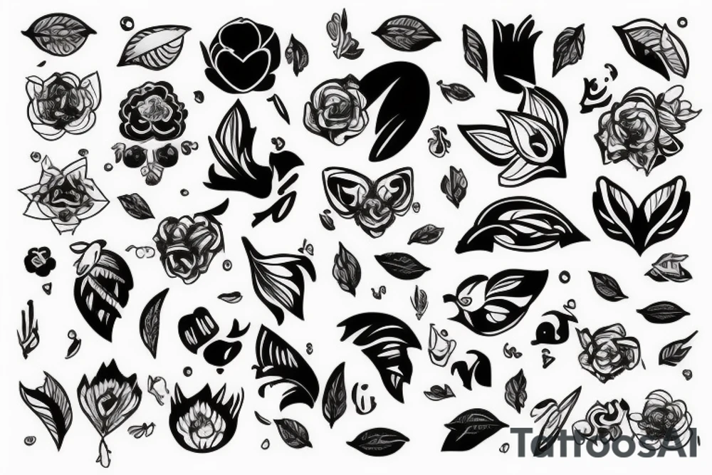 бабочка tattoo idea