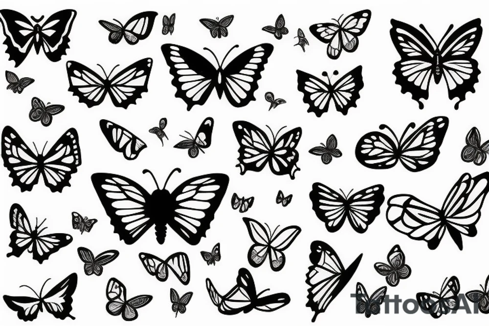butterfly tattoo idea