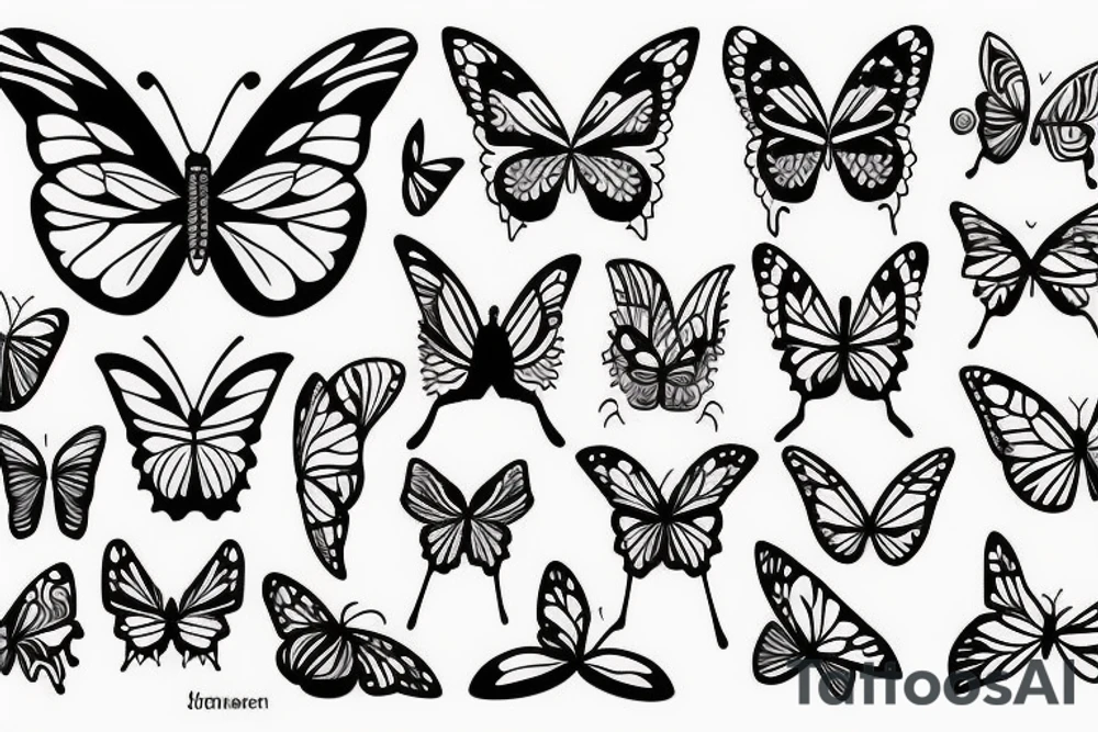 butterfly tattoo idea