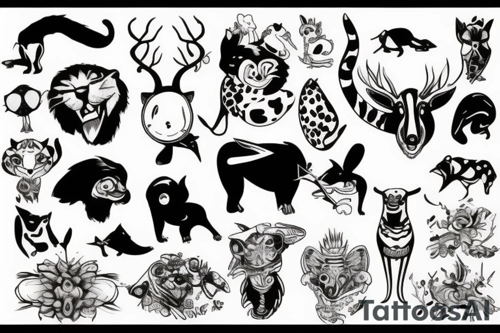 animal tattoo idea