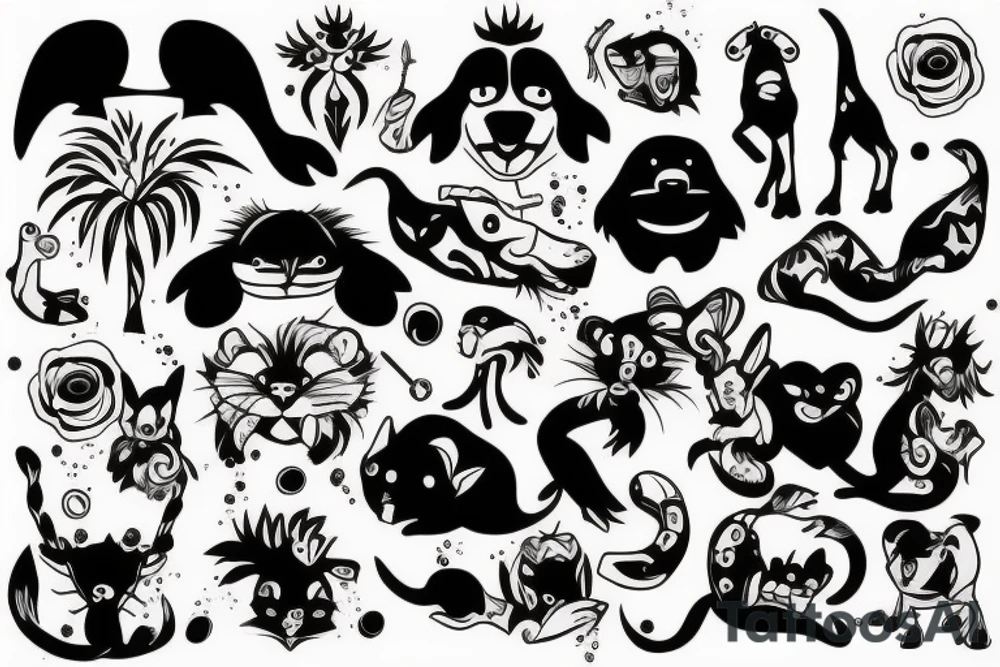 animal tattoo idea