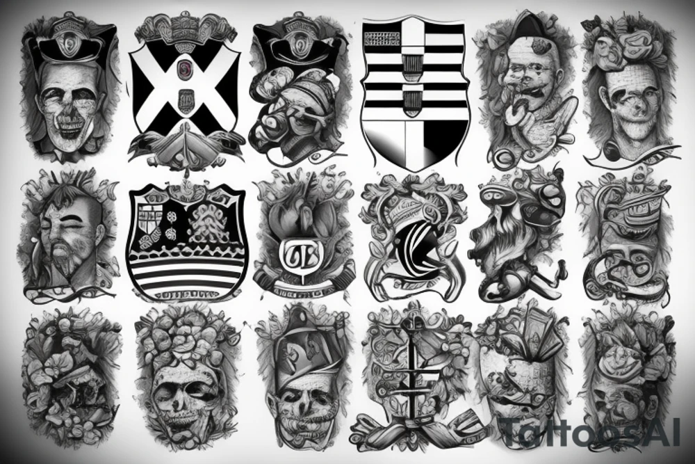 Croatian flag tattoo idea