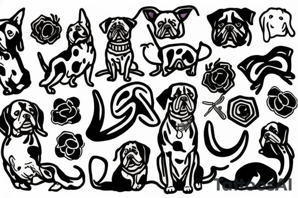 Doggo tattoo idea