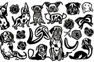 Doggo tattoo idea