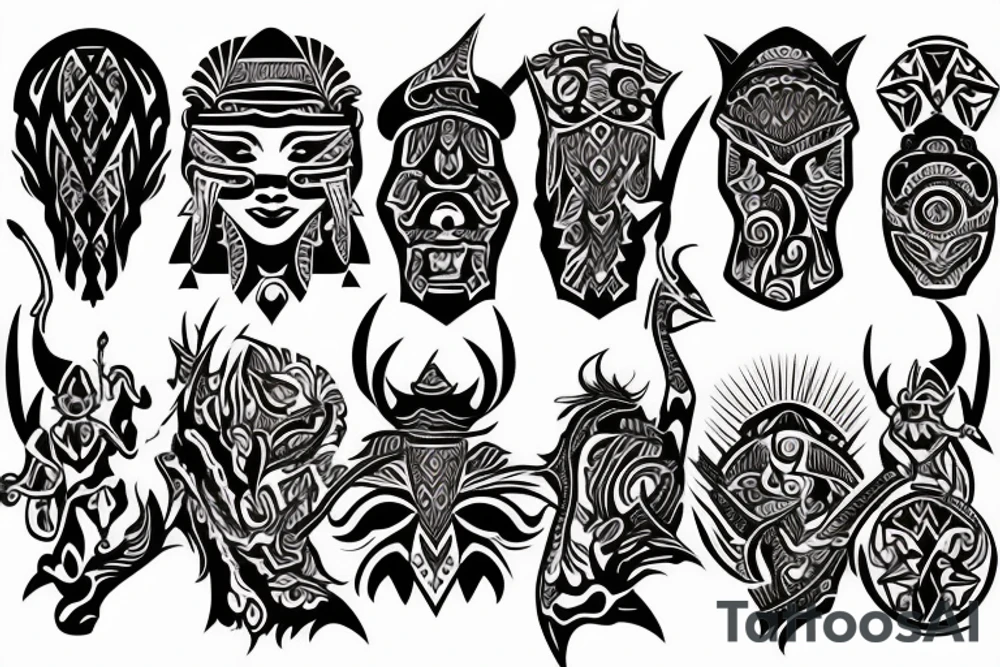 Mythical tattoo idea