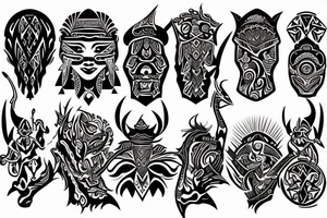 Mythical tattoo idea