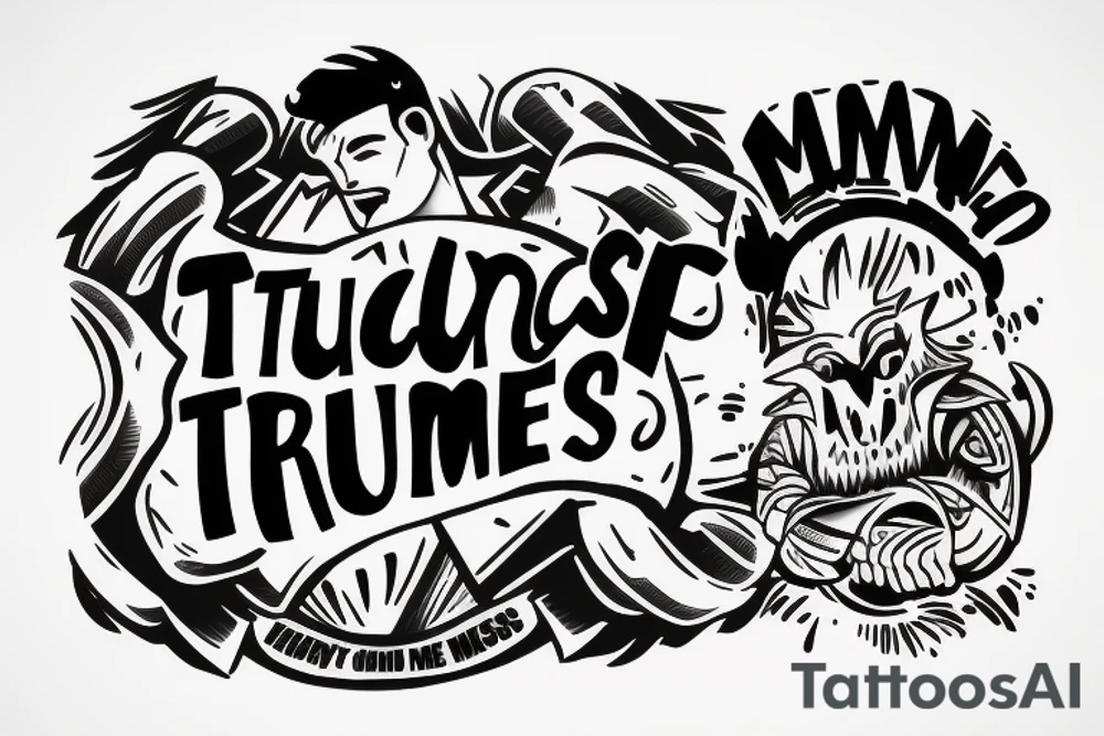 Tough times create strong men, strong men create easy times. Easy times create weak men, weak men create tough times tattoo idea