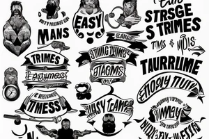 Tough times create strong men, strong men create easy times. Easy times create weak men, weak men create tough times tattoo idea