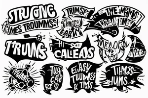 Tough times create strong men, strong men create easy times. Easy times create weak men, weak men create tough times tattoo idea