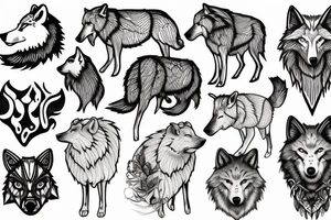 wolf in sheep's skin tattoo idea