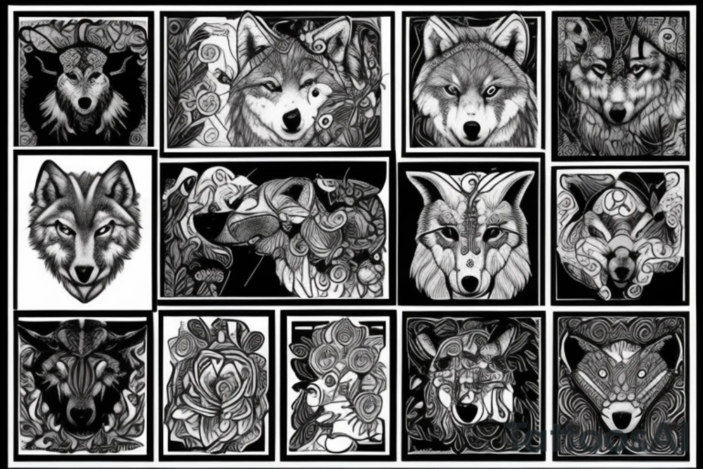 wolf in sheep's skin tattoo idea