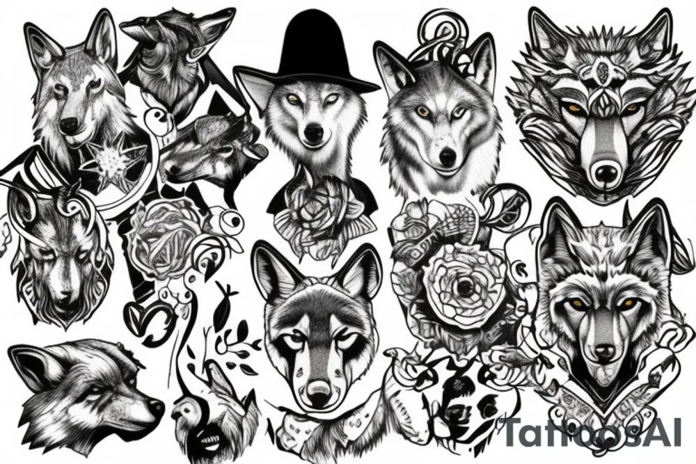 wolf in sheep's clothing tattoo idea