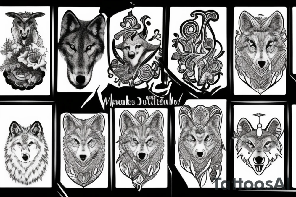 wolf in sheep's clothing tattoo idea