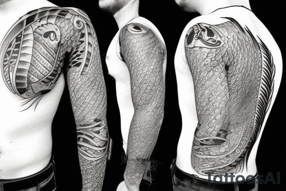 Fish Skeleton tattoo idea