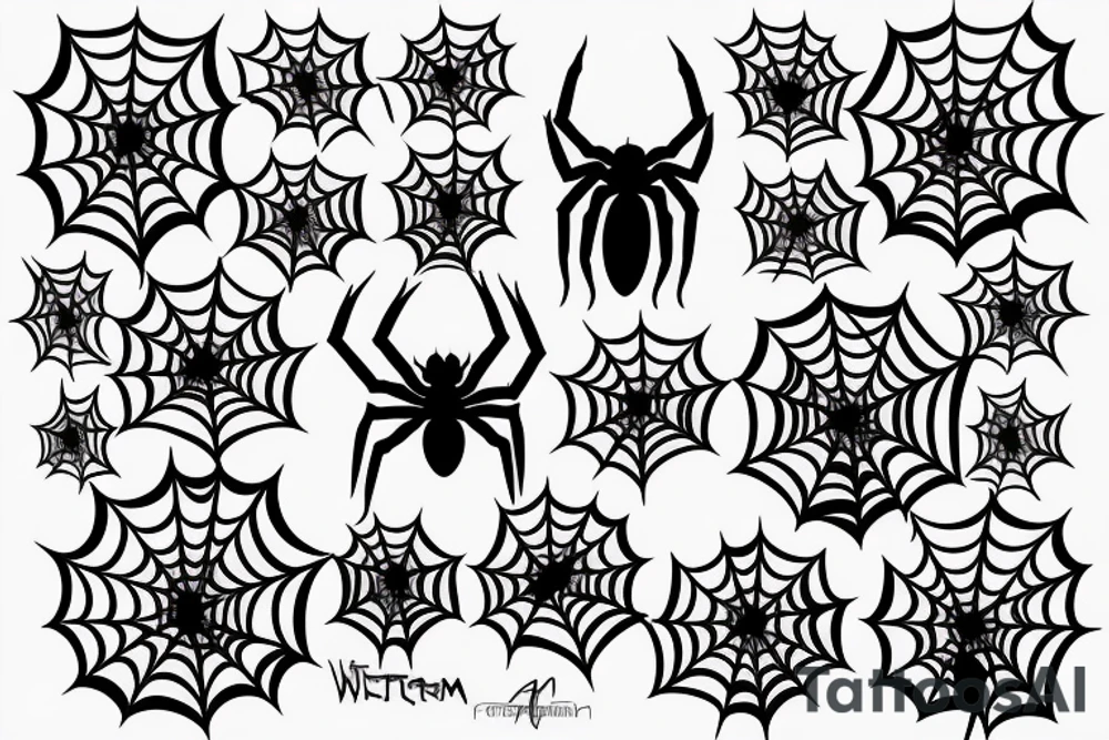 spider web with venom kind of webs tattoo idea spider web with venom kind of webs tattoo idea