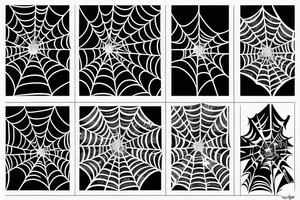 spider web with venom kind of webs tattoo idea