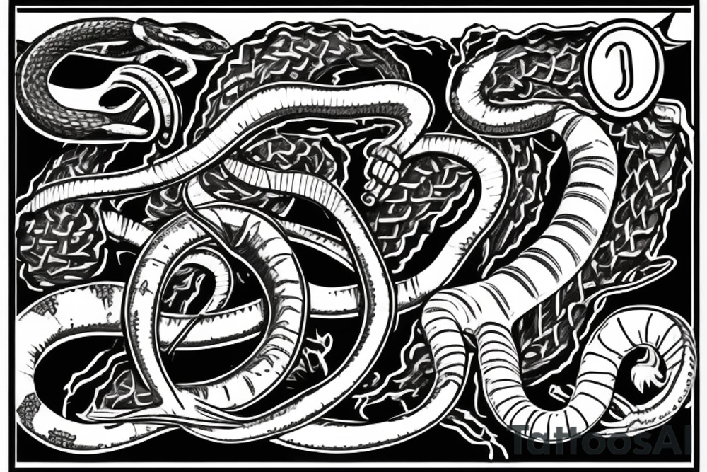 snake crawling between the letters S, N and Y tattoo idea snake crawling between the letters S, N and Y tattoo idea