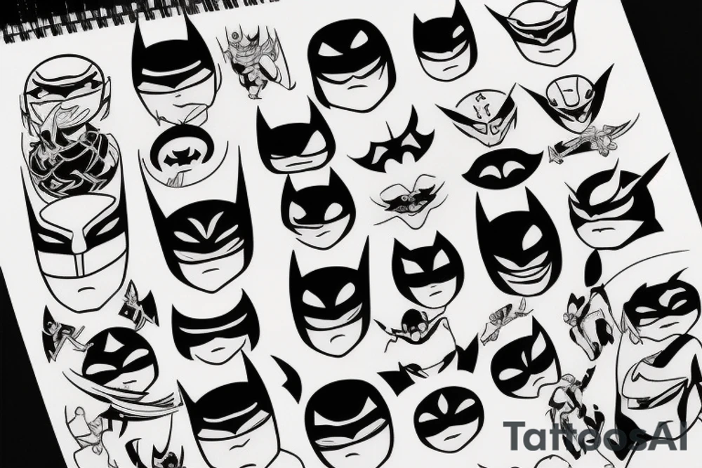Japanese Batman tattoo idea