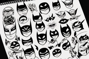 Japanese Batman tattoo idea