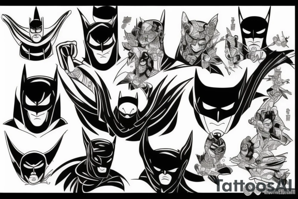 Japanese Batman tattoo idea